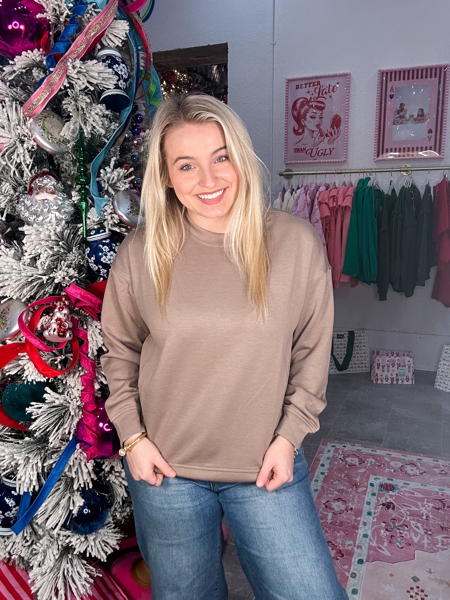 Cocoa Nights Scuba Sweatshirt