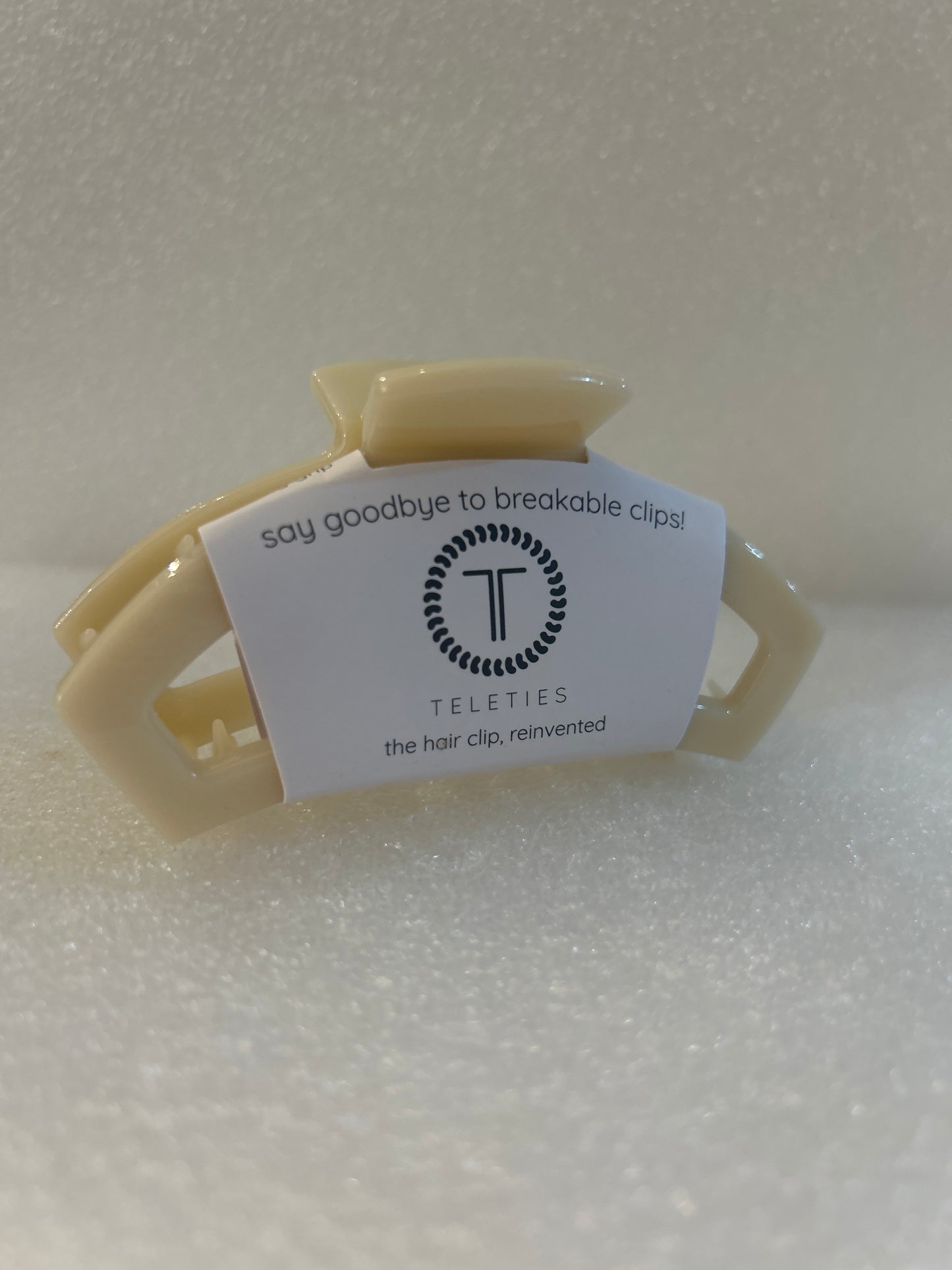 Almond Beige Medium Clip