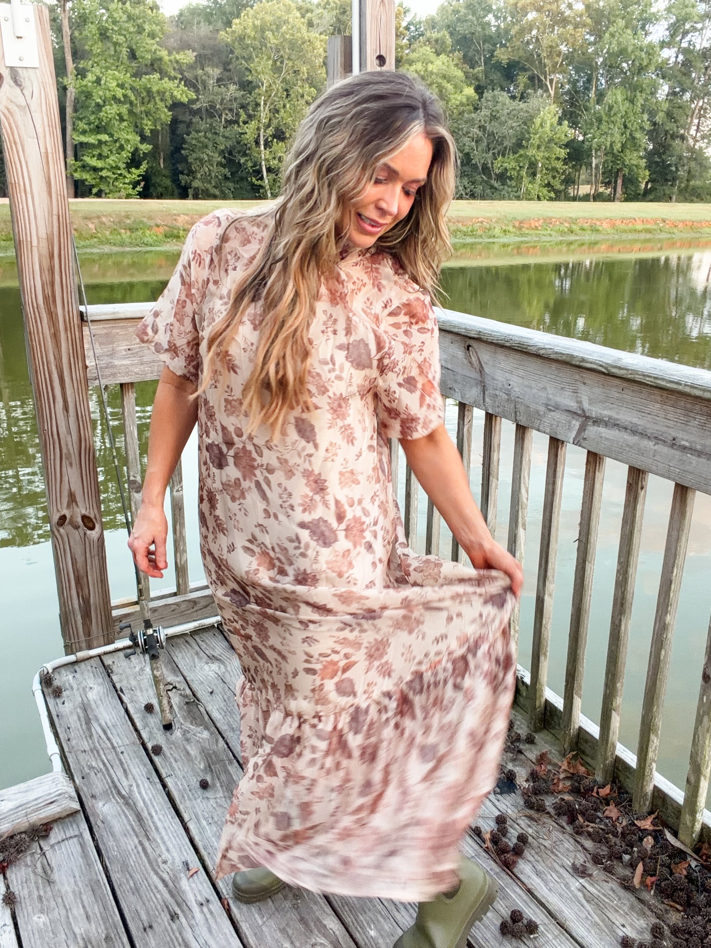 Autumn Affair Maxi Dress