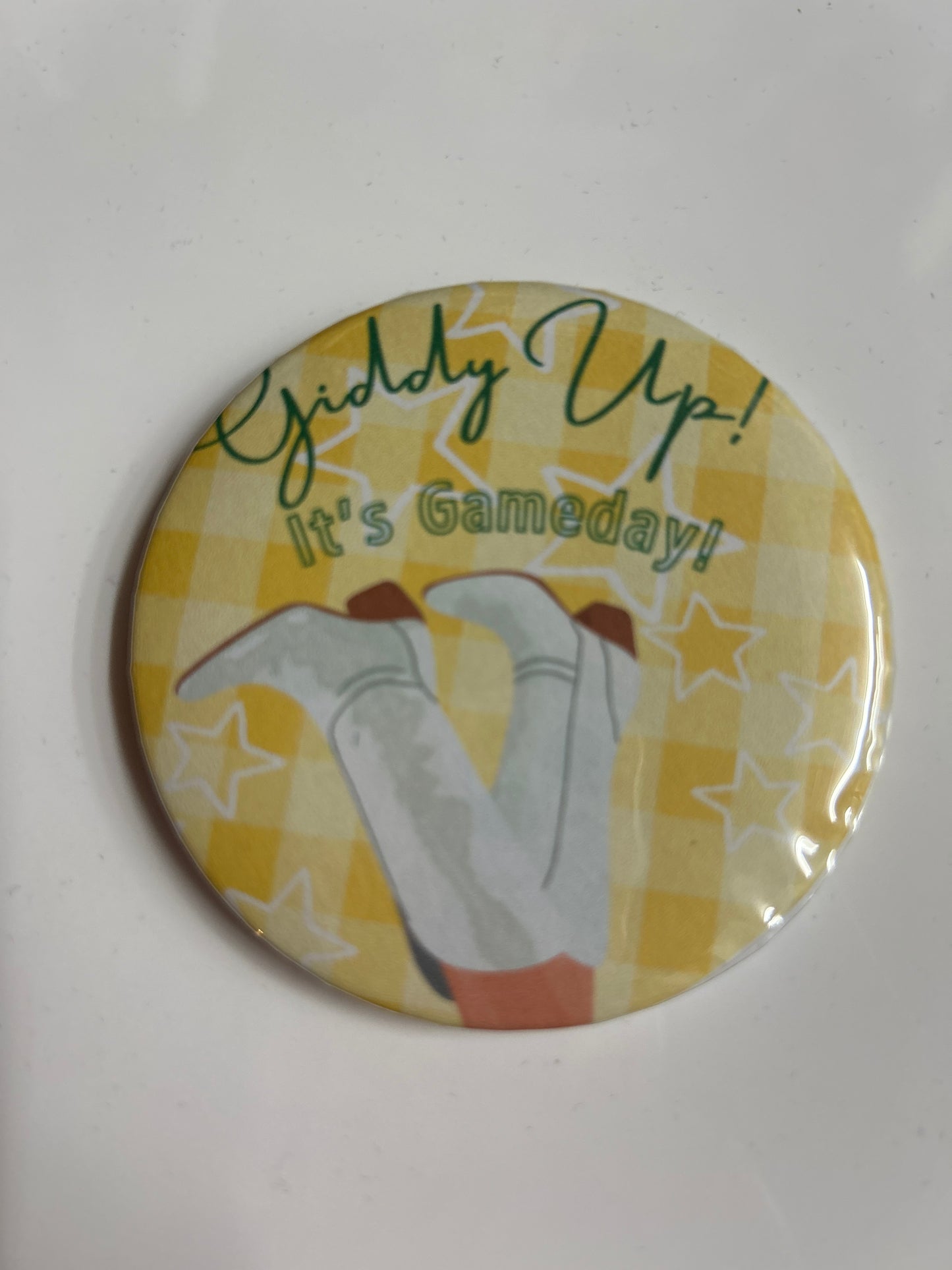 Giddy Up It's Gameday Button