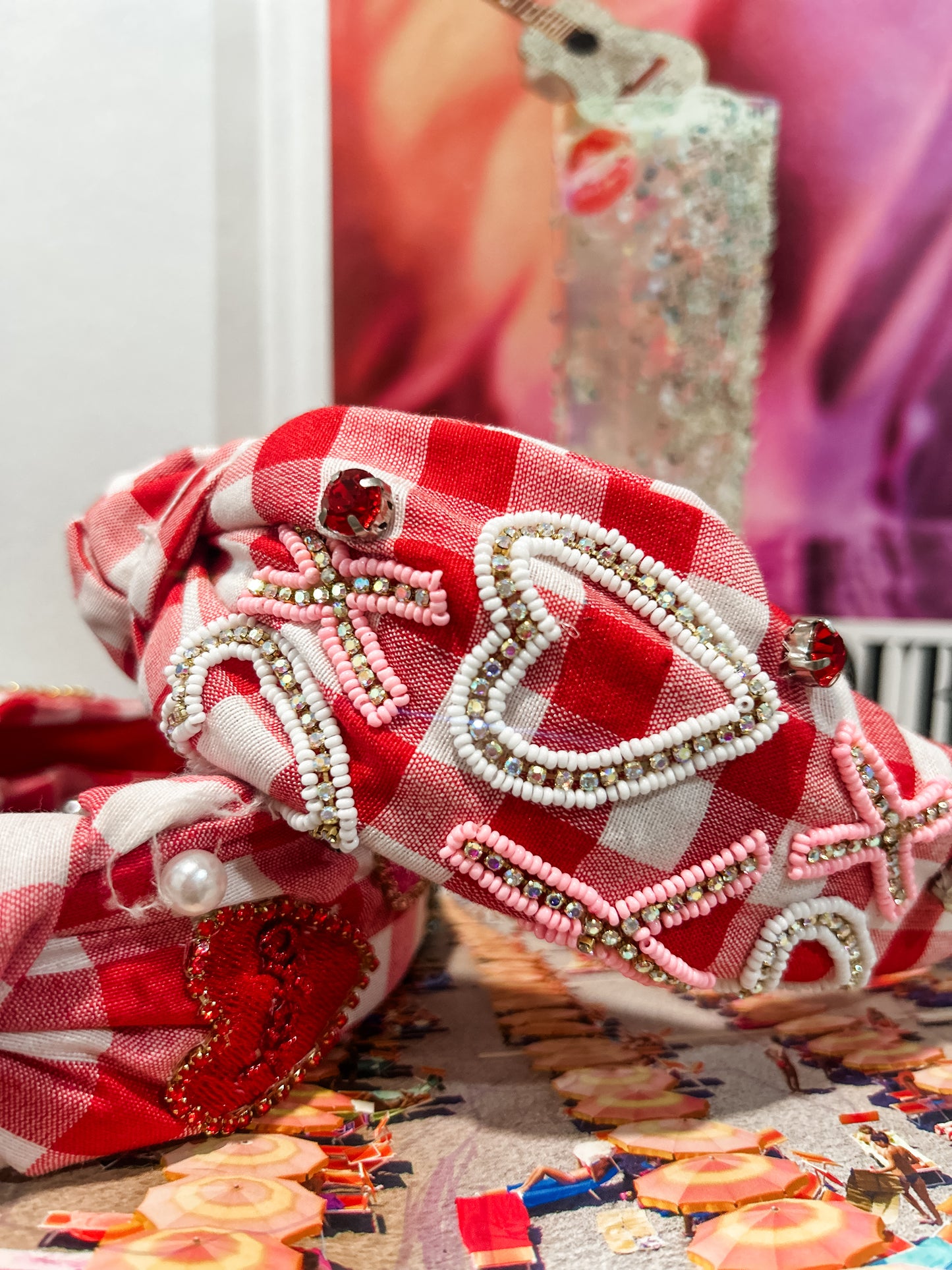 Be Mine Gingham Headband