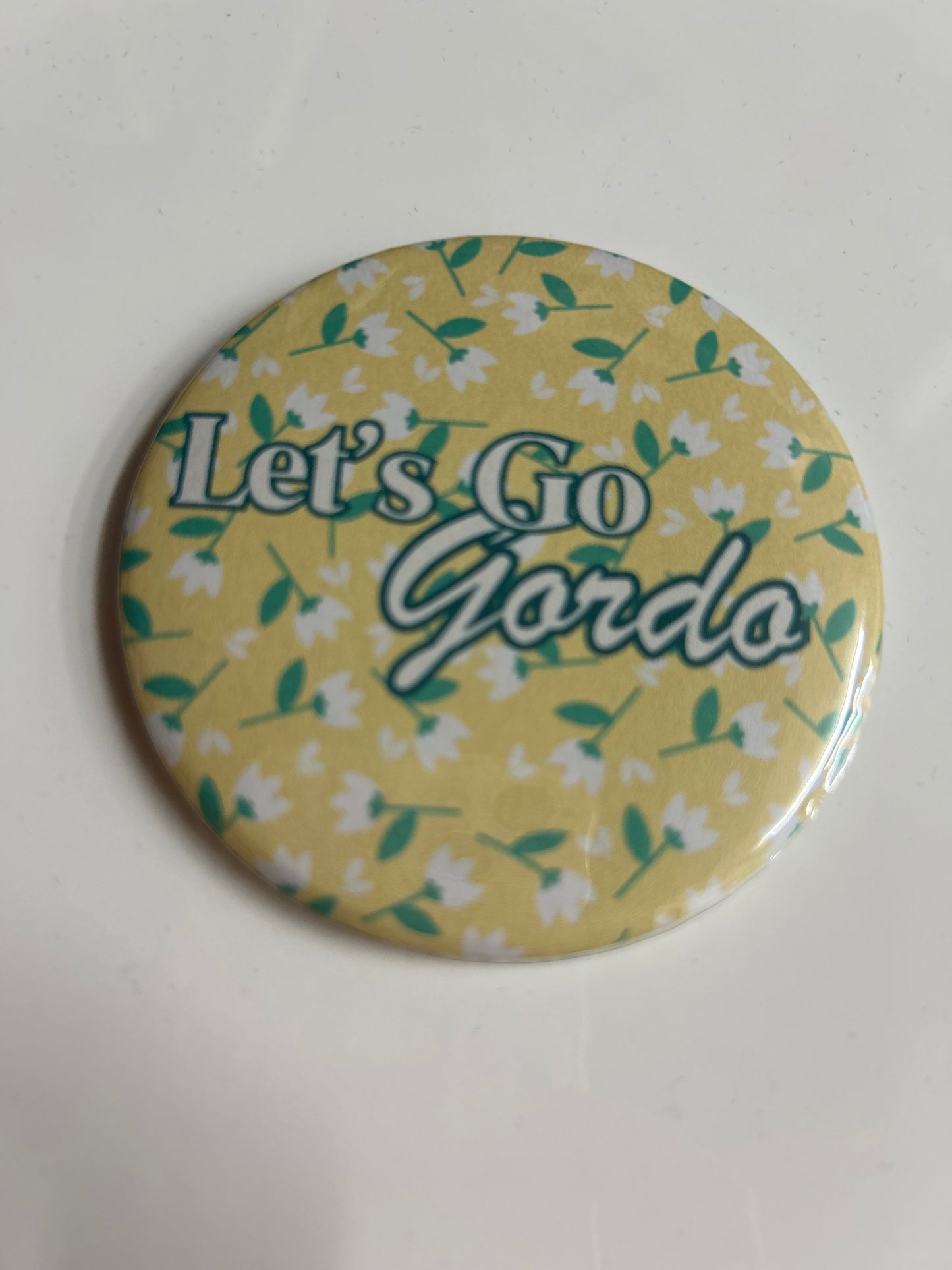Let's Go Gordo Button