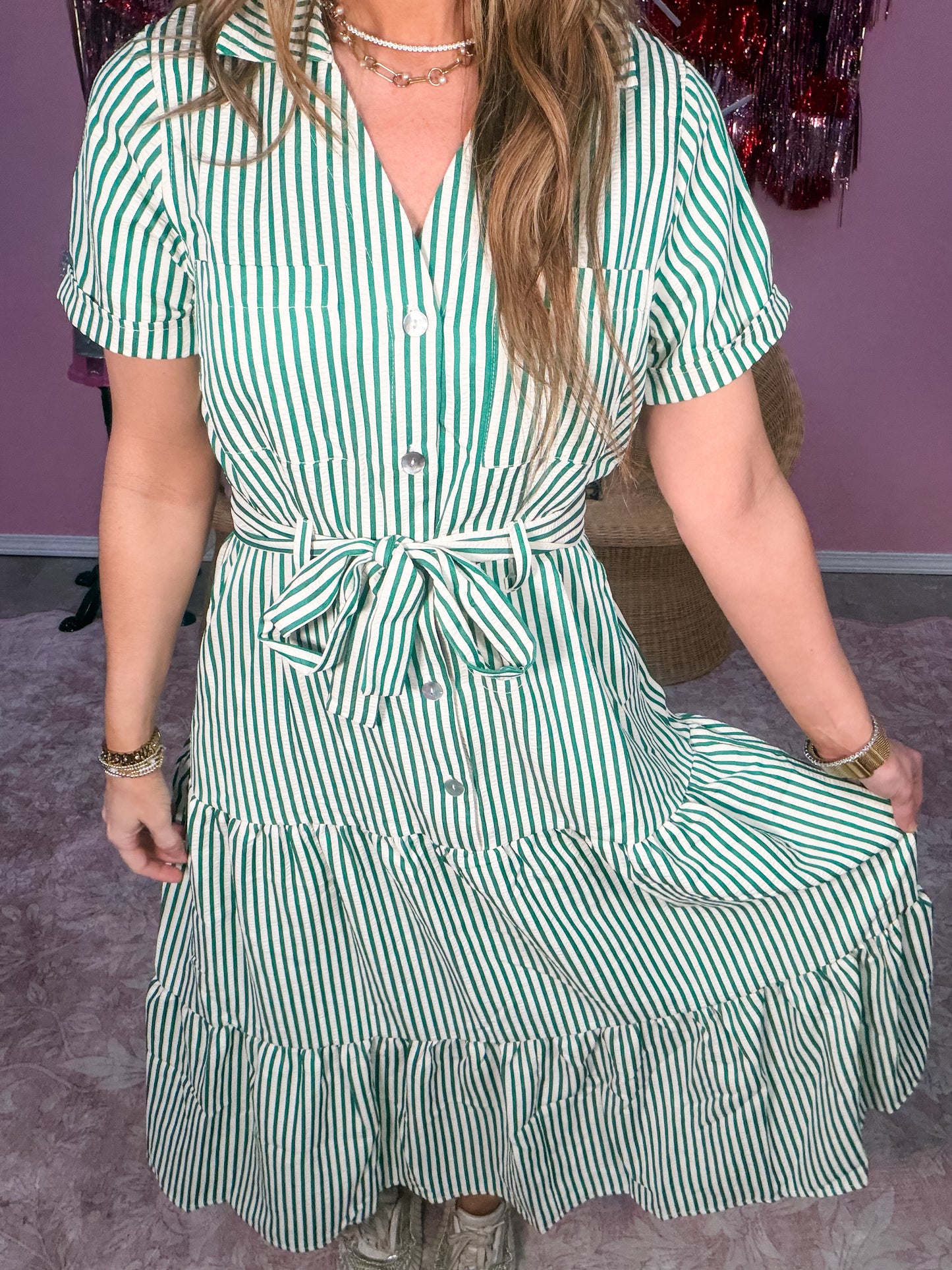 Fresh Fields Midi Dress