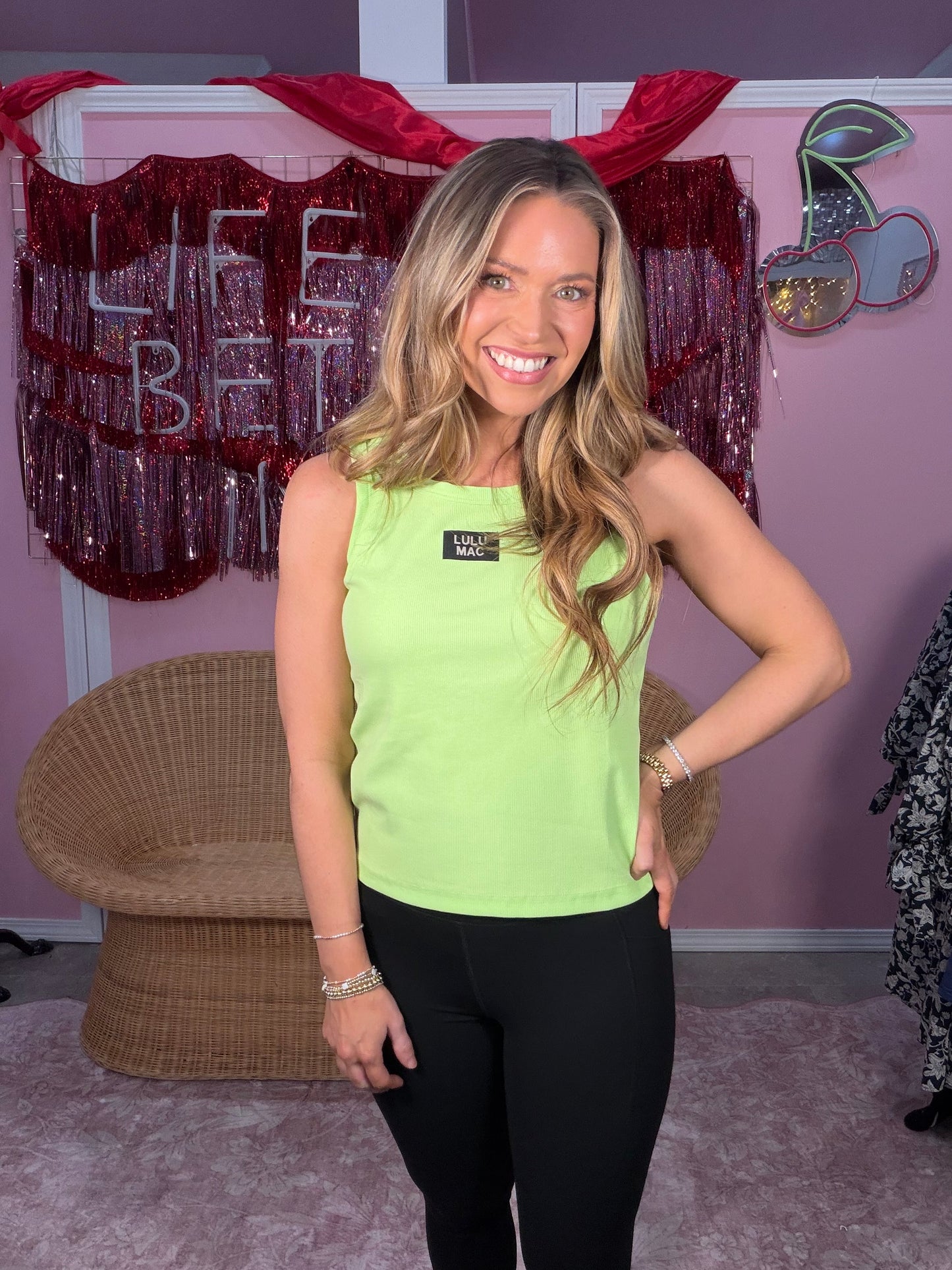 OG Lulu Mac Tank - Pistachio