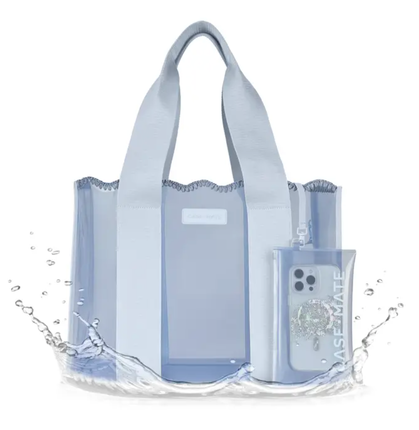 Case-Mate Carolina Blue Wave Jelly Tote Bag