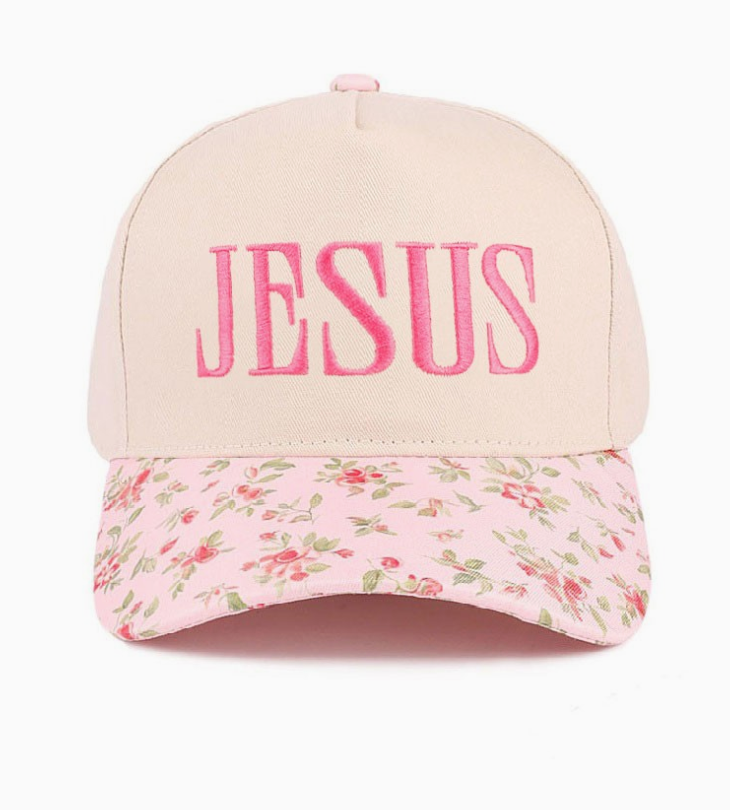 Jesus Floral Hat