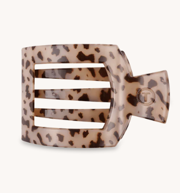 Blonde Tortoise Medium Flat Square Hair Clip