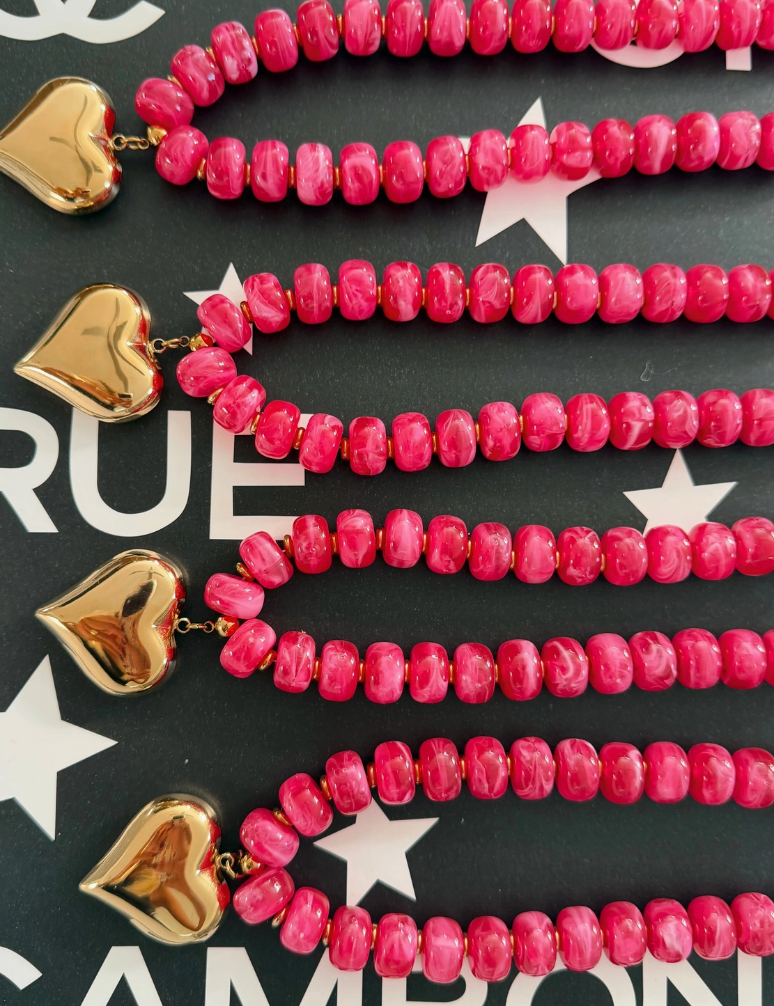 Pink Heart Necklace