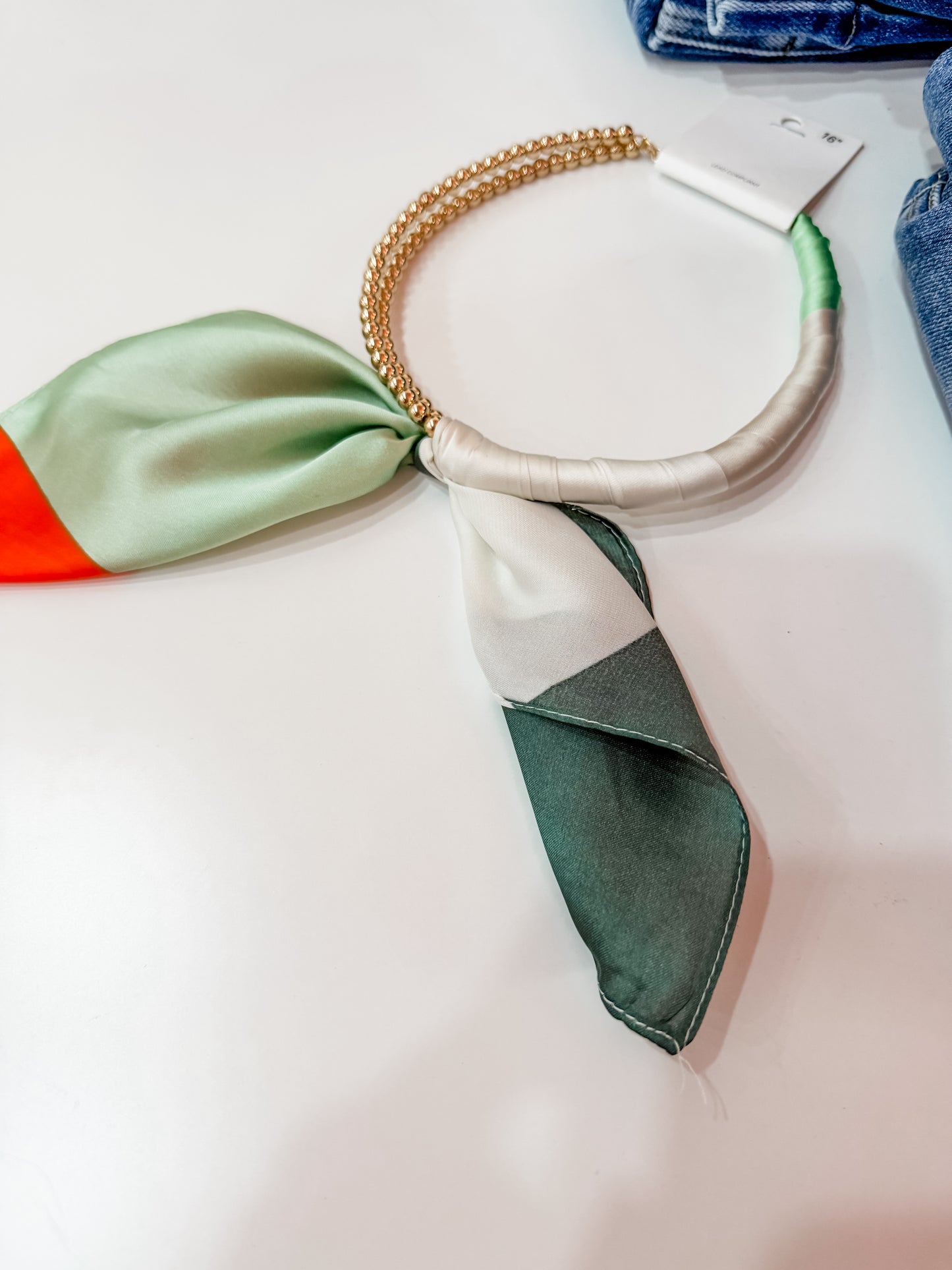 The Greenbrier Scarf Necklace