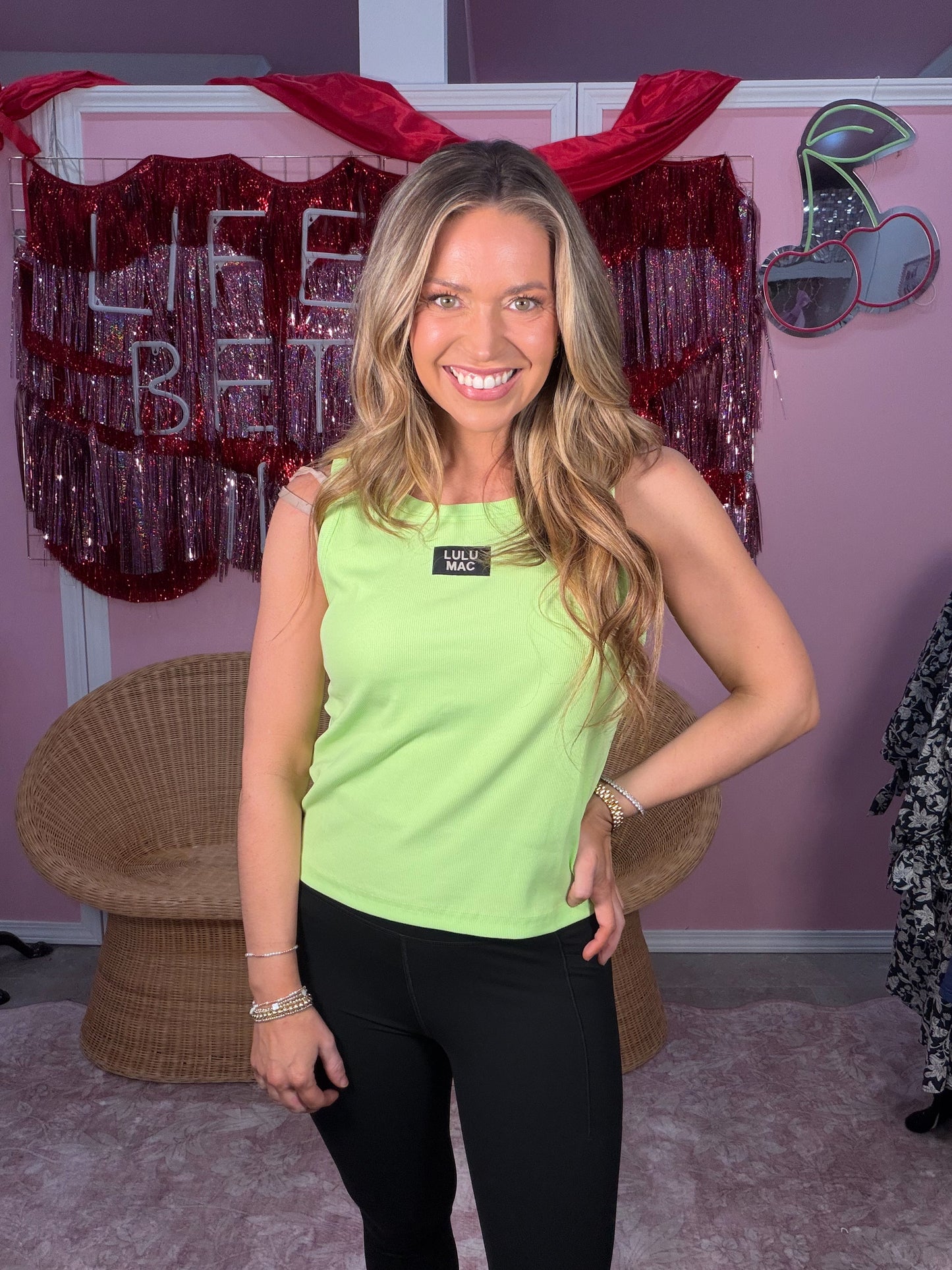 OG Lulu Mac Tank - Pistachio