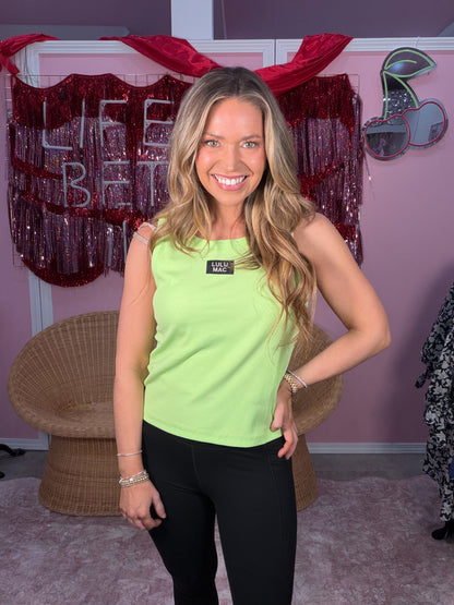 OG Lulu Mac Tank - Pistachio