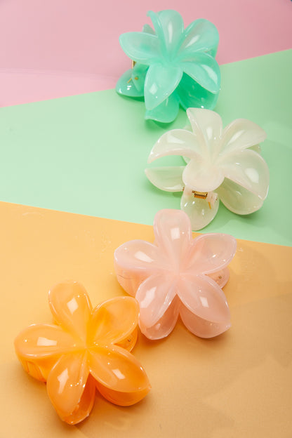 Flower Hair Claw Clips