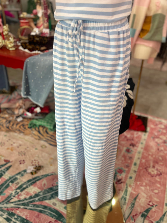 Cloudy Days Striped Pants