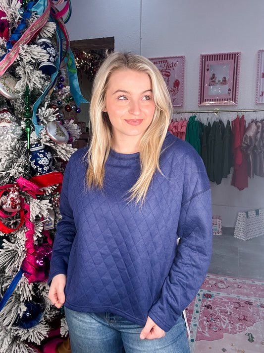 Aspen Quilted Sweater