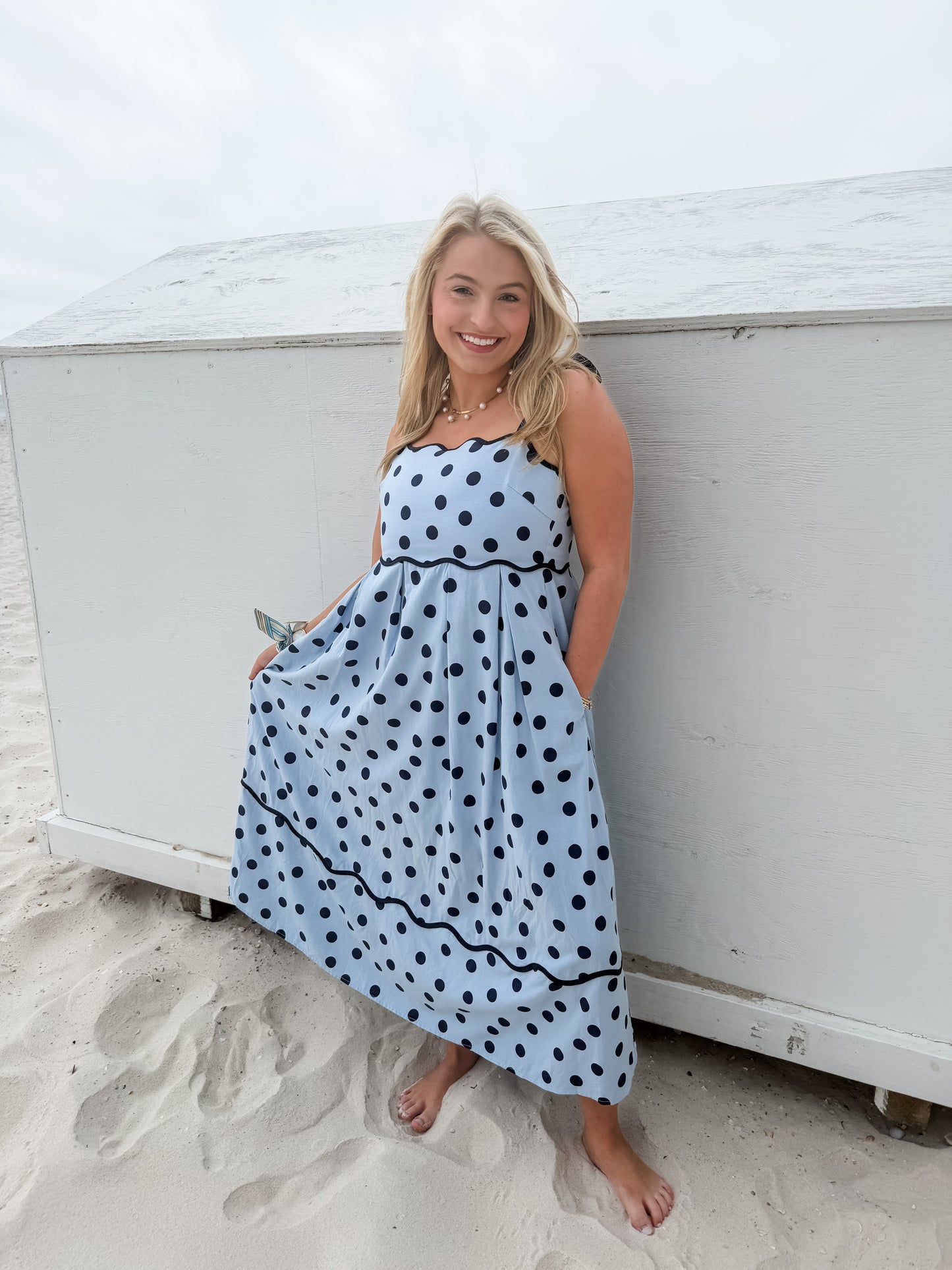 Marlowe - Polka Dot Maxi