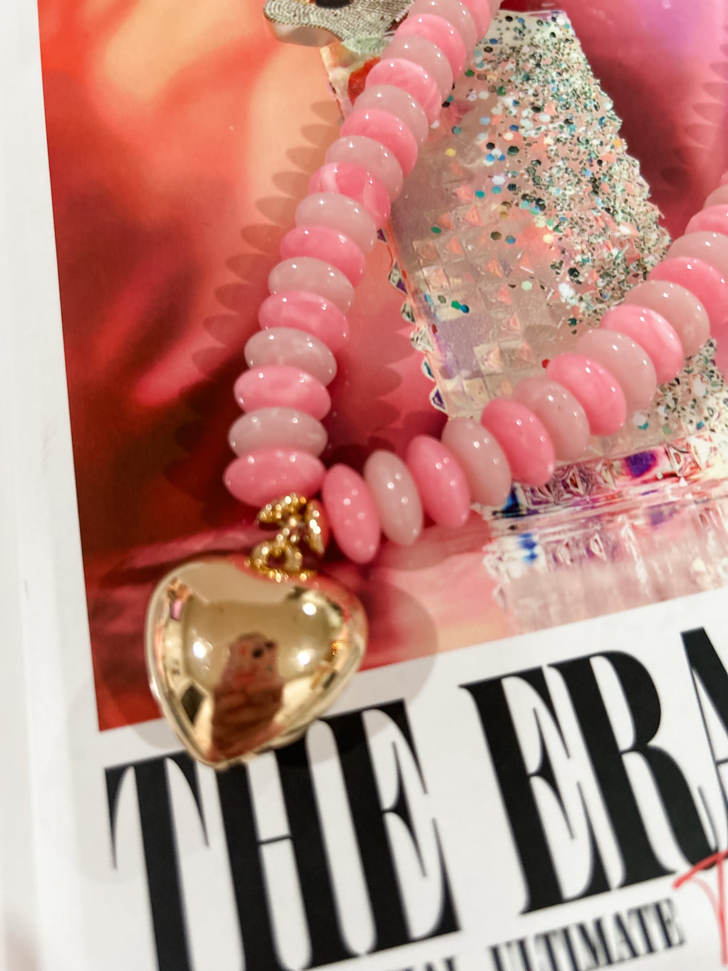 Pink Party Statement Necklace 16"