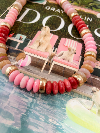 Rosé All Day Statement Necklace 17"