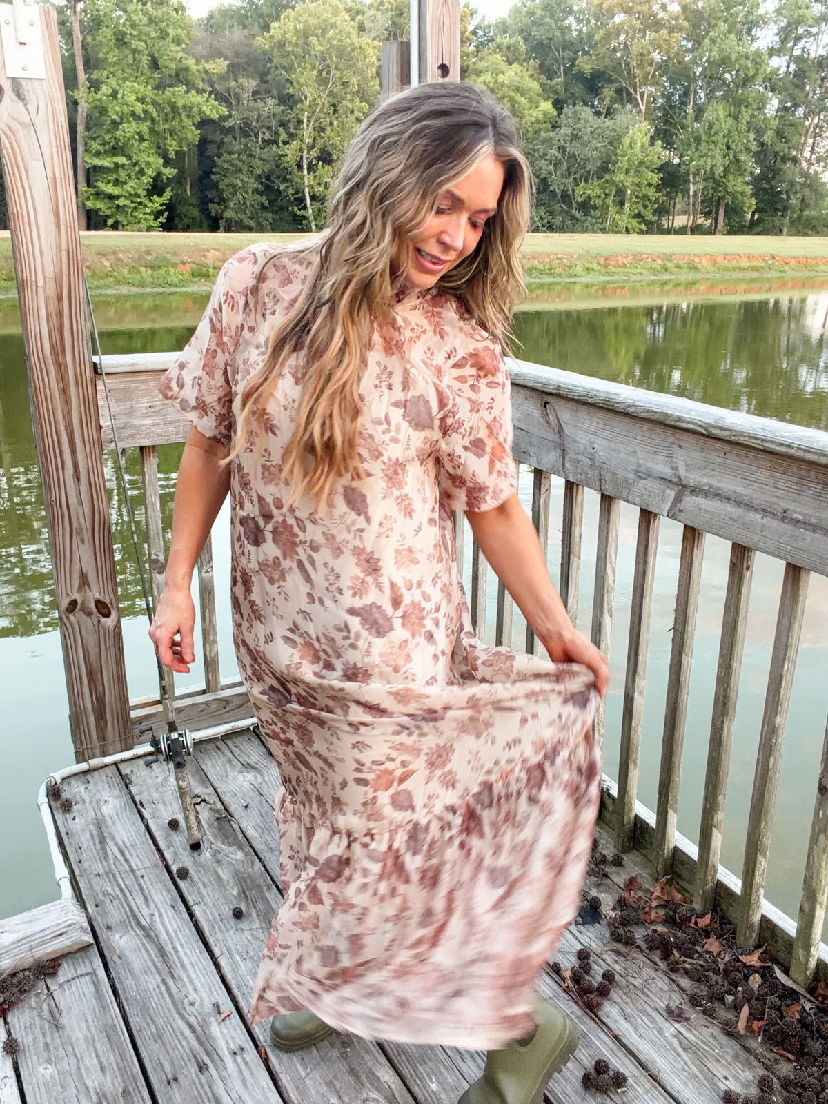Autumn Affair Maxi Dress