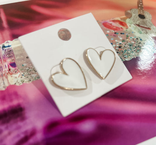 Pure Intentions Heart Studs