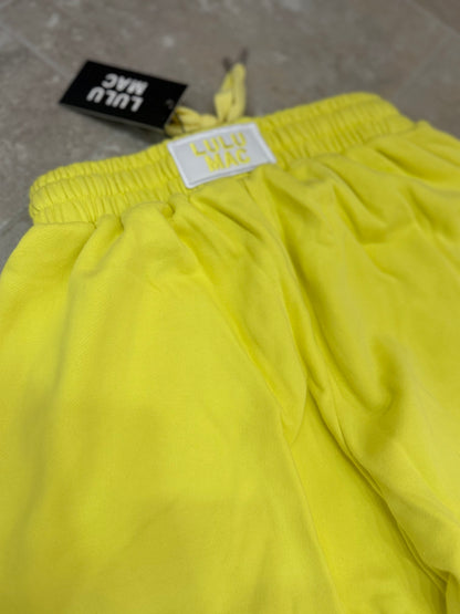 LULU MAC Terry Cloth Pant- Yellow