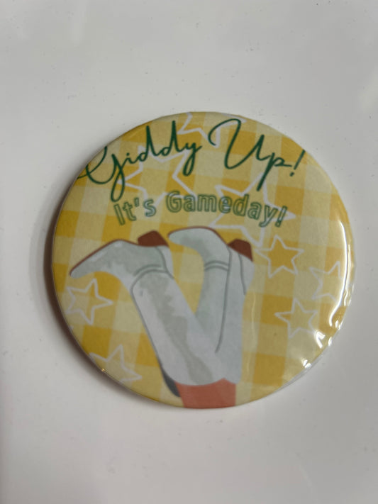 Giddy Up It's Gameday Button