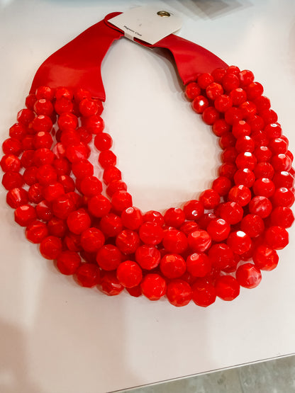 A Colorful Bunch Beaded Necklace