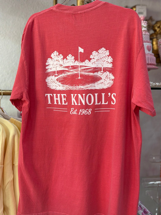 Comfort Color Watermelon Knoll's Tee