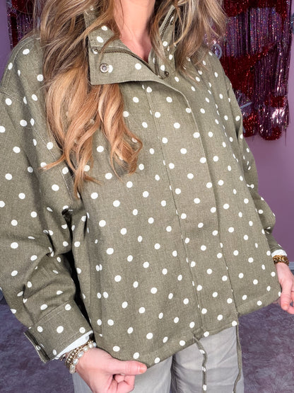 Spotted Bomber Jacket