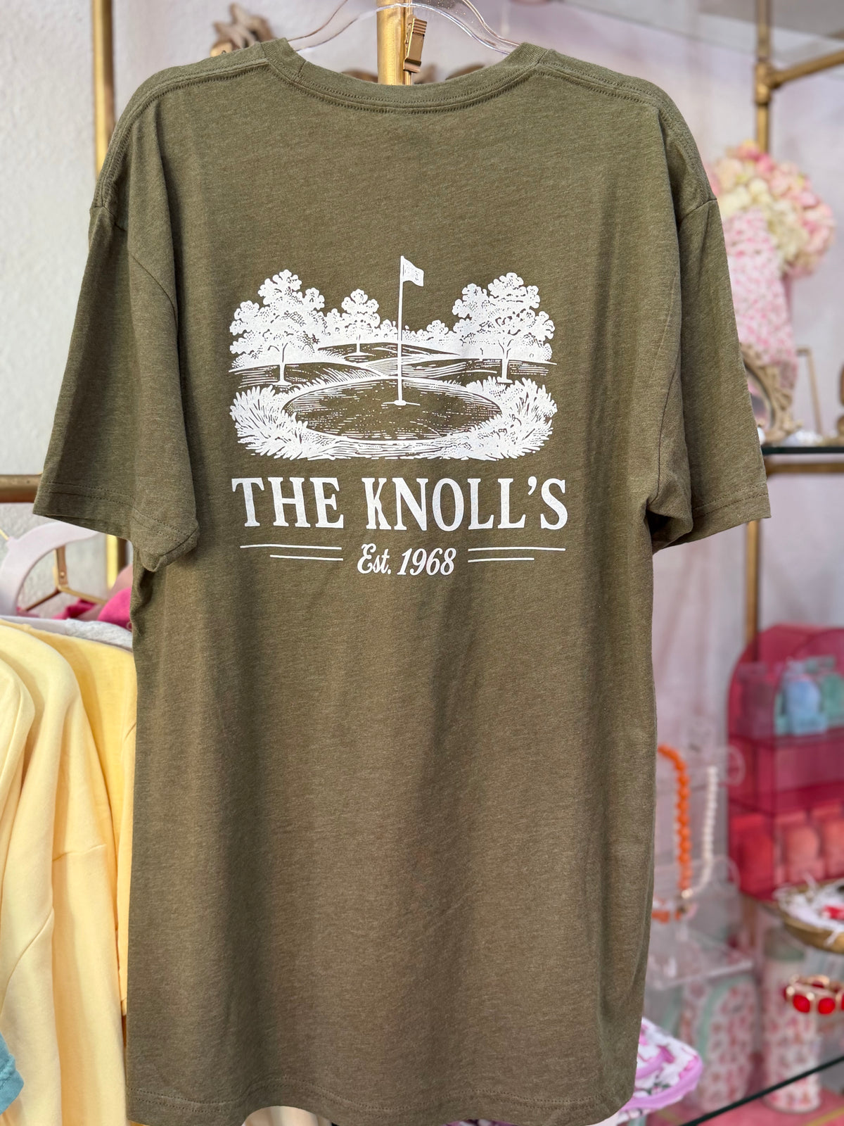 Next Level Military Green Knoll's Tee