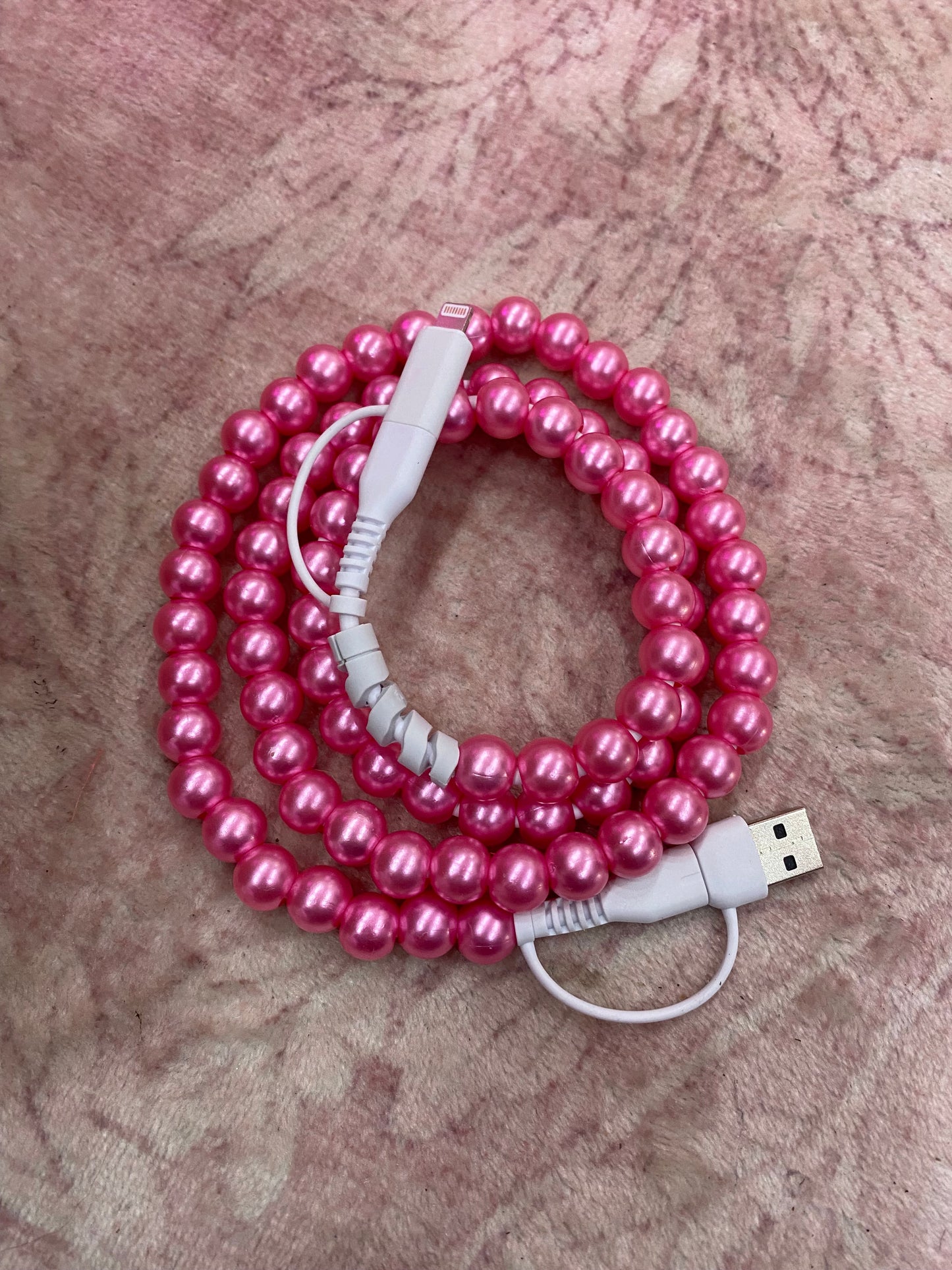 Beaded Phone Charging Cord