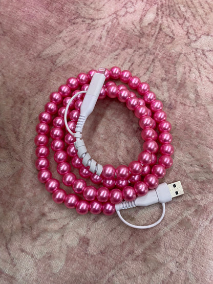 Beaded Phone Charging Cord