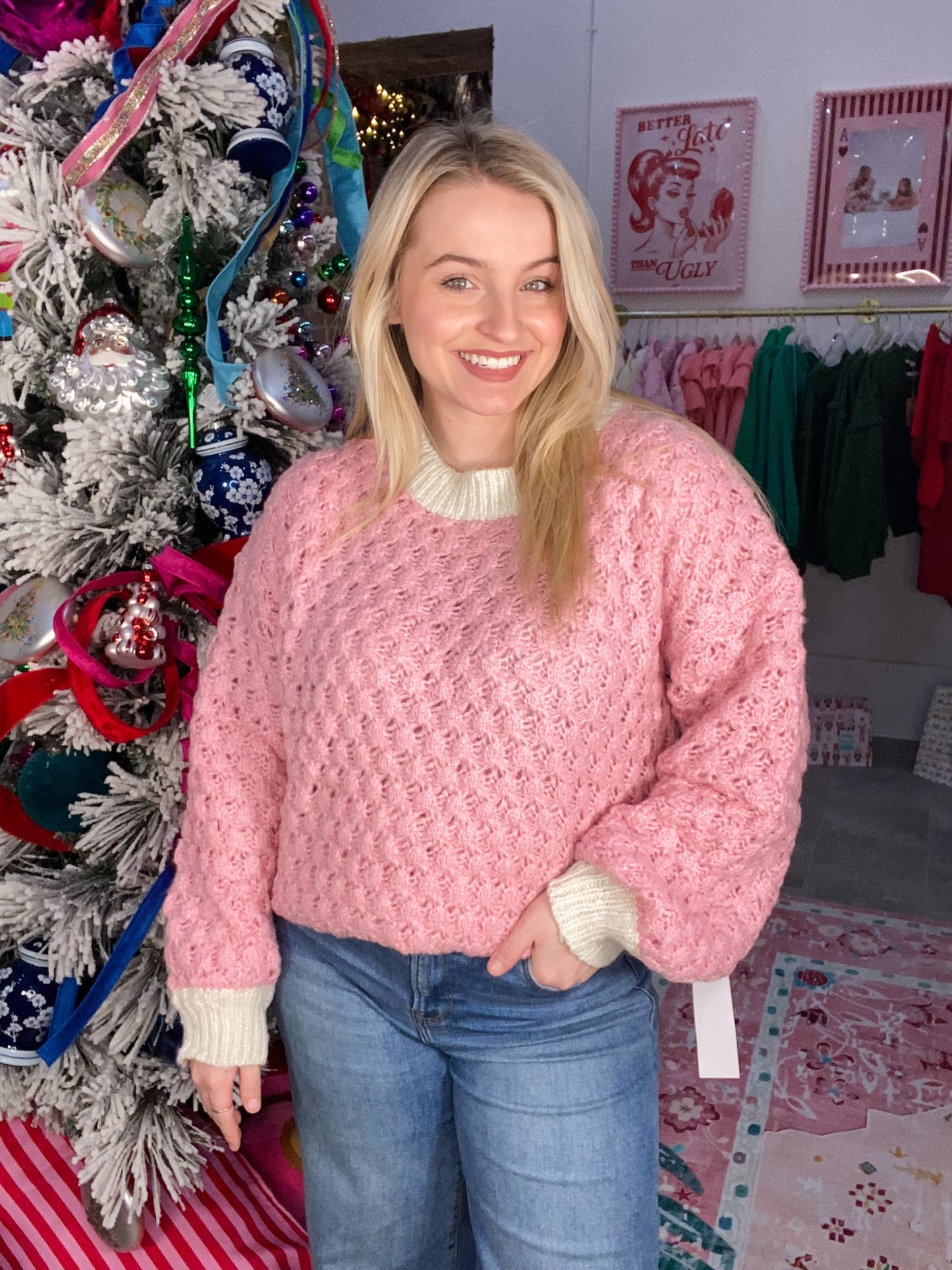 Pink Champagne Sweater