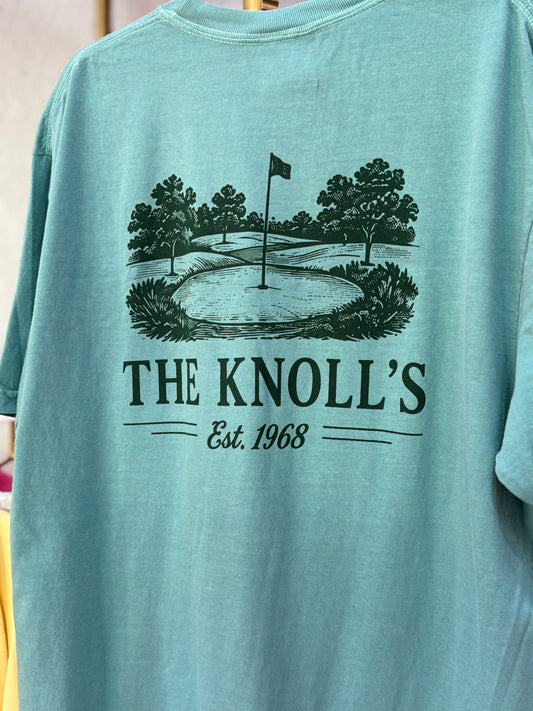 Comfort Color Seafoam Knoll's Tee
