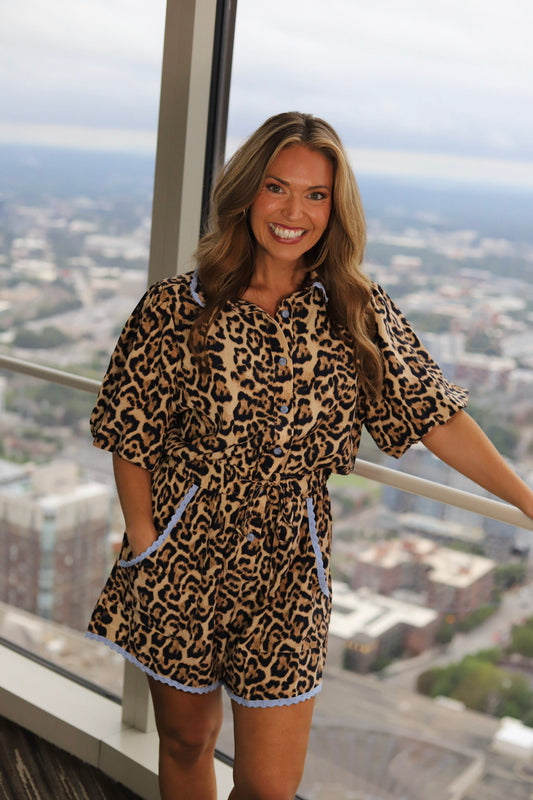 Wild Wishes Button Down Romper