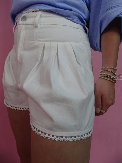 August Pleated Shorts