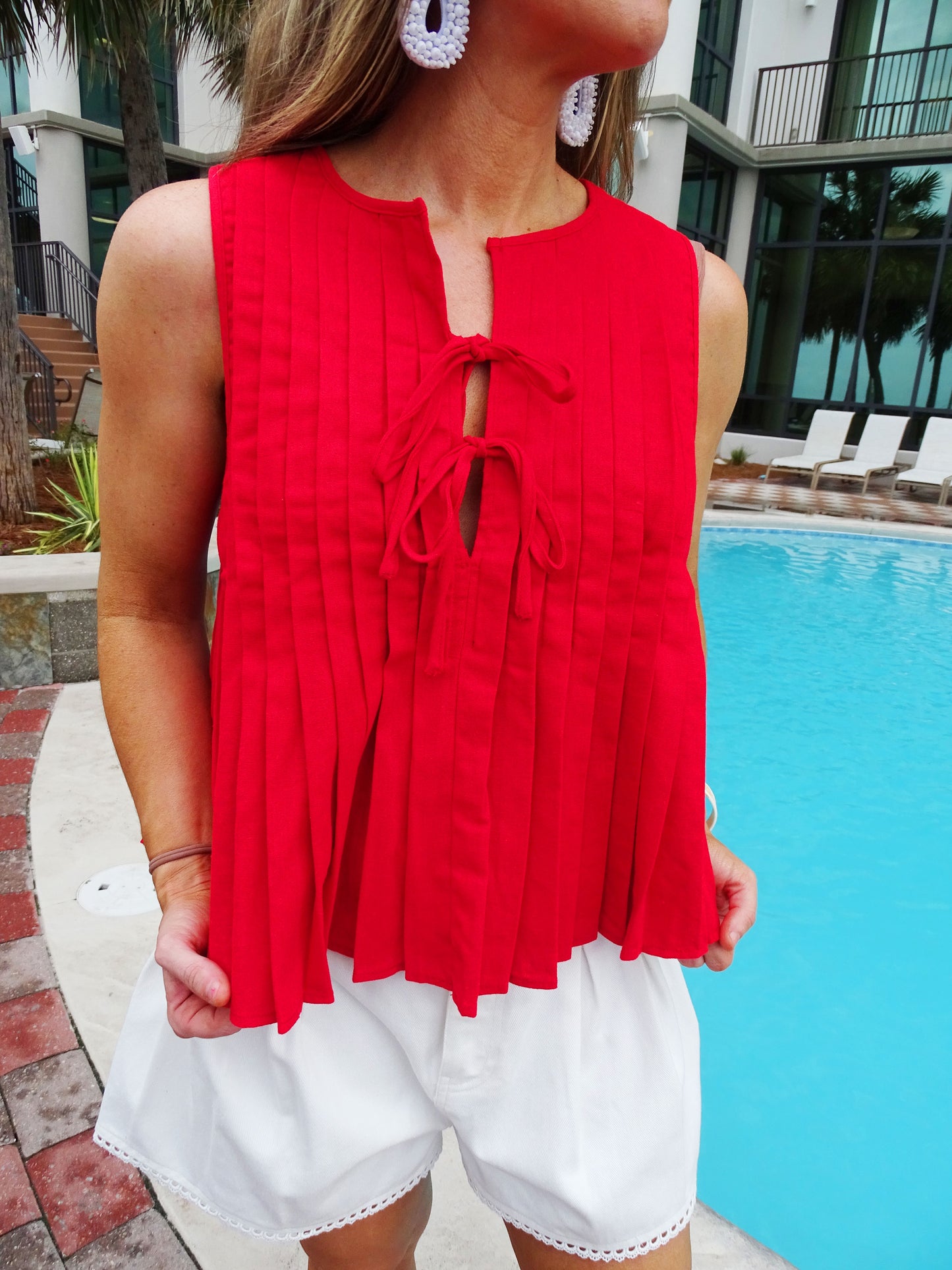 Betty Pleated Top