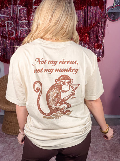 Not My Monkey Tee