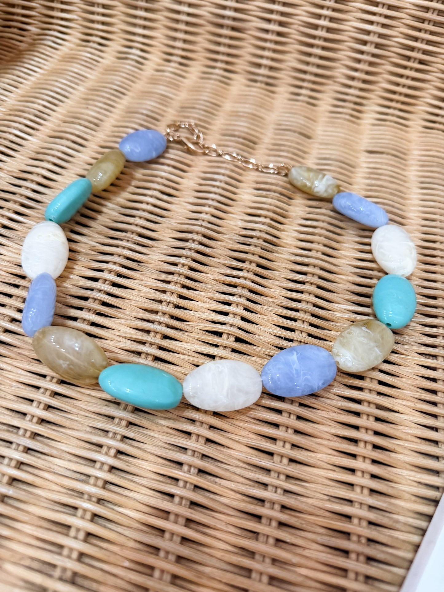 Seaglass Beaded necklace