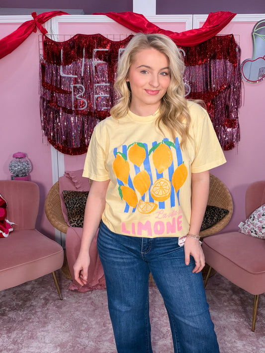 Limone Graphic Tee On Butter