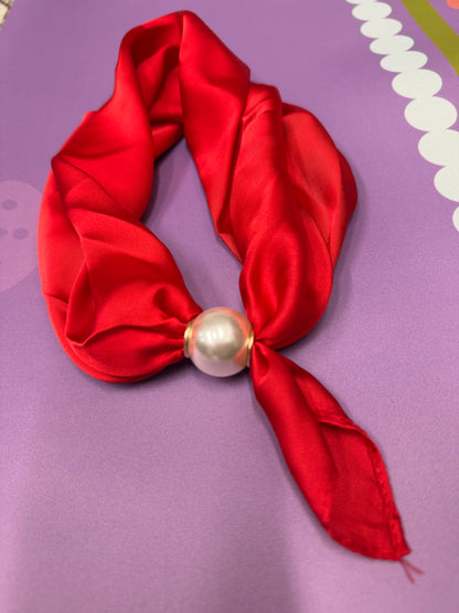 Statement Scarf - Cherry Red