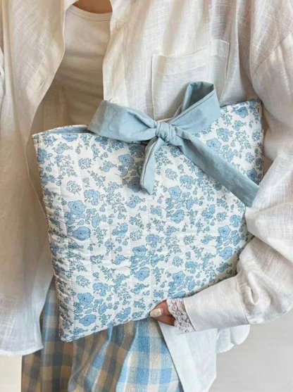 Phoebe Blue Floral Bible Cover