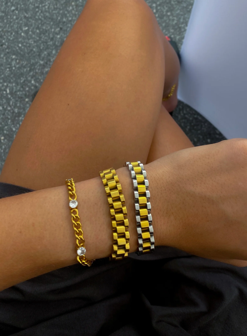 THIN GOLD WATCH BAND