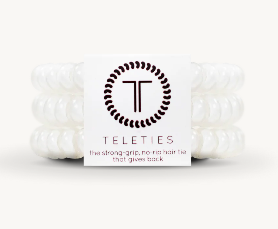 Coconut White Small Hair Ties