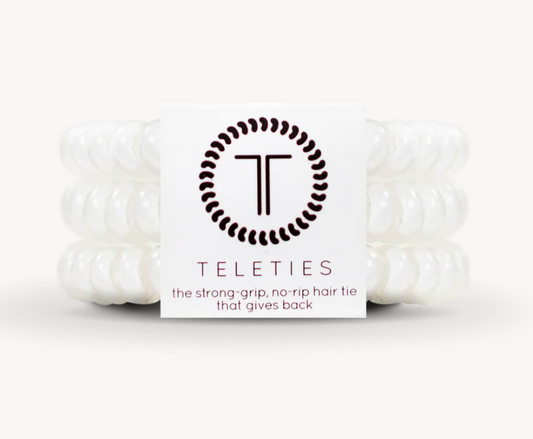 Coconut White Small Hair Ties