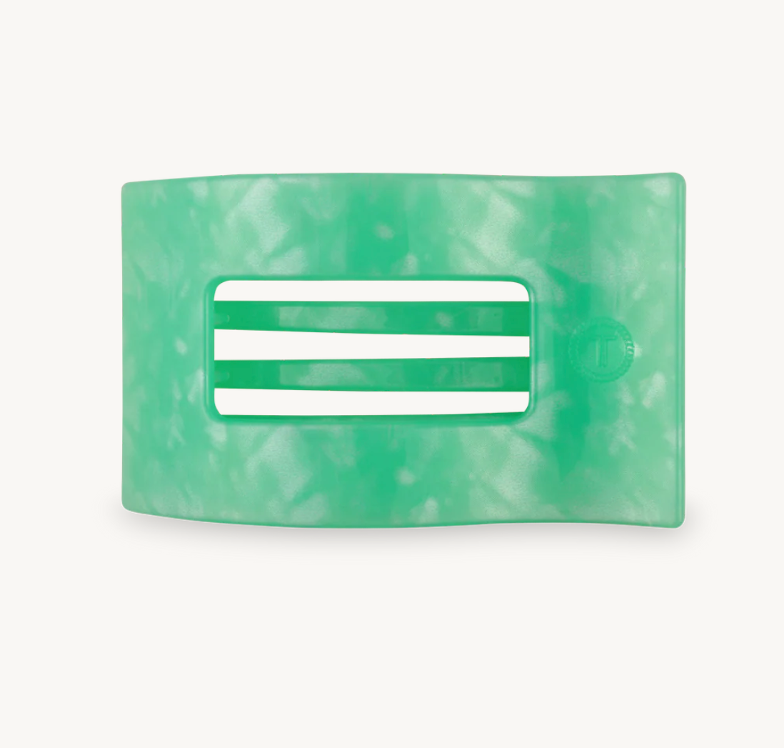 Spring Splash Medium Flat Rectangle Hair Clip