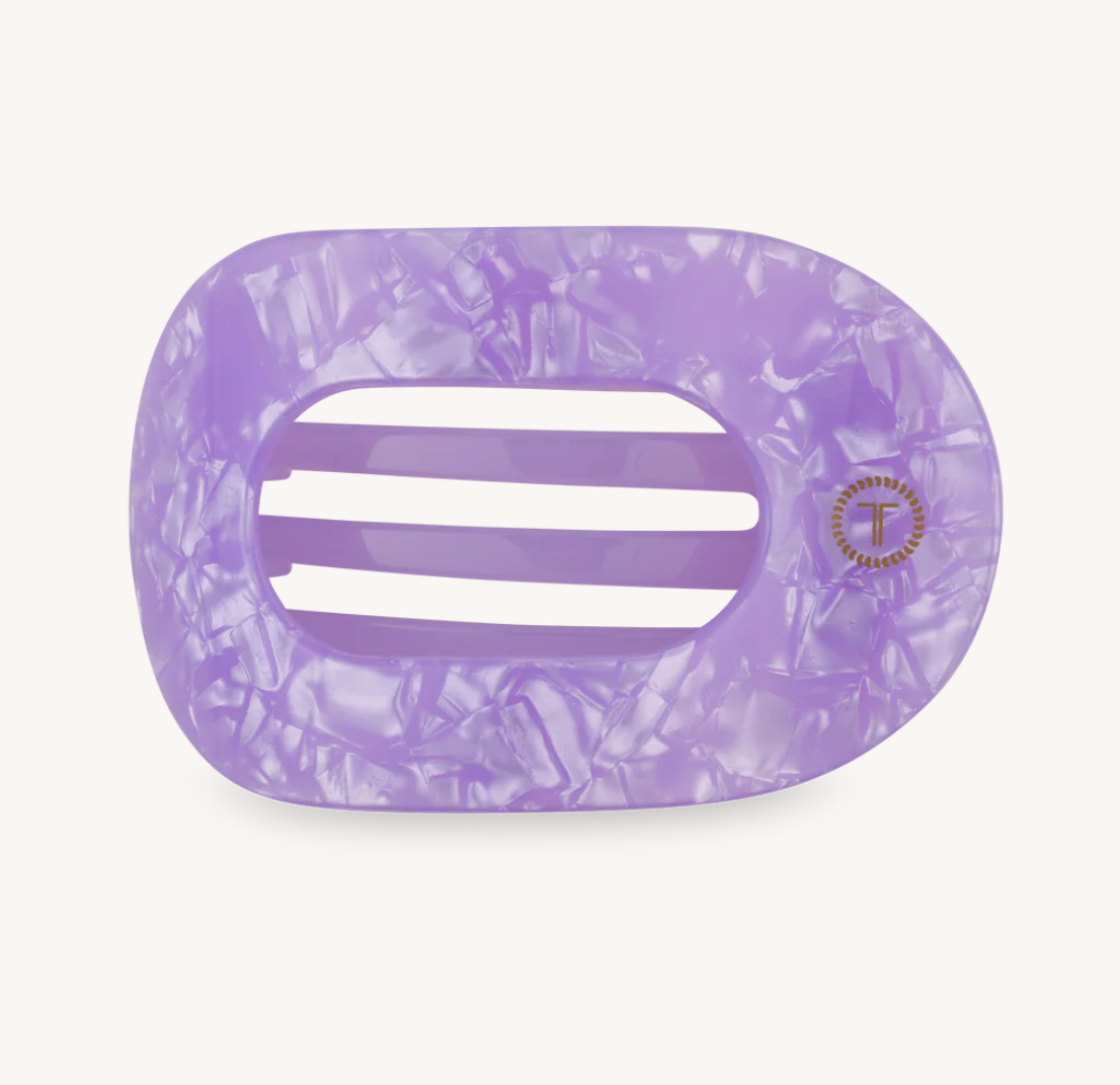 Lavender Mist Medium Flat Round Hair Clip