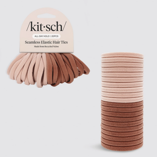 Eco-Friendly Nylon Elastics 20pc Set - Blush