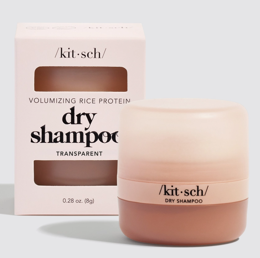Light Volumizing Rice Protein Dry Shampoo with Puff