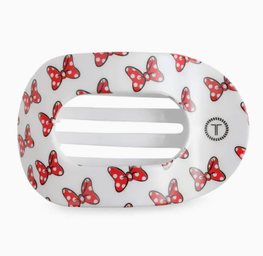 Minnie Mouse Loves Her Bows! | Small | Flat Round Hair Clip