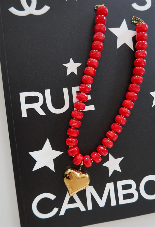 Red Heart Necklace